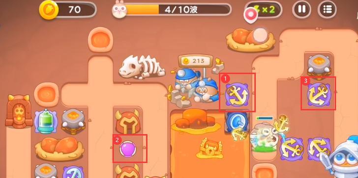 《保卫萝卜4》游戏饿龙传说第二关满星攻略（用智慧和技巧）