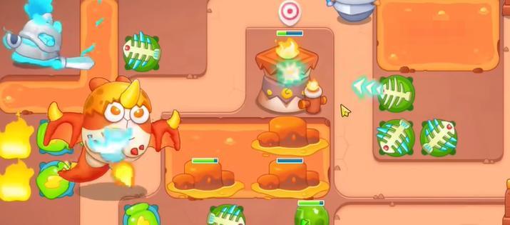 《保卫萝卜4》游戏饿龙传说第15关满星攻略（用魔法打败邪恶饿龙）