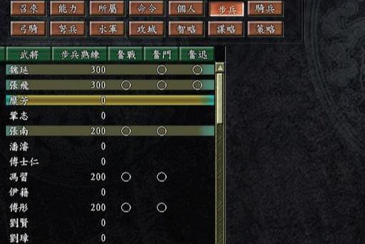 三国志13兵种全兵种属性详解？如何掌握各兵种特点？
