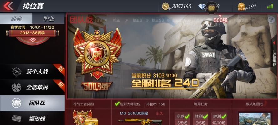 CF达到500强需要多少分数？